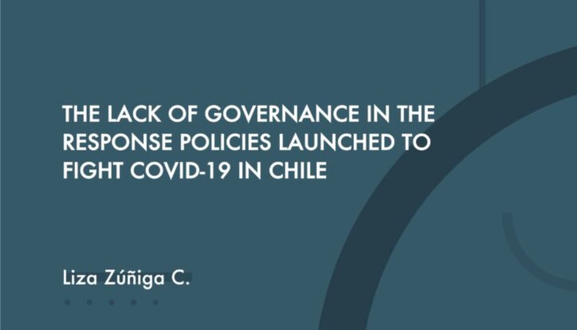 Policy Brief #1. Zúñiga (2021). The lack of governance in the response policies launched to fight covid-19 in Chile (tapa)